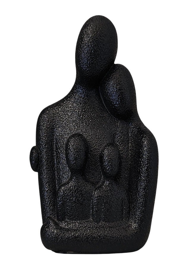 Karigaari India Modern Family Love Sculpture | Abstract Black Unity Statue for Home Decor | Parents & Children Bond Art | Thoughtful Gift for Anniversary, Housewarming, Mother's Day - Image 3